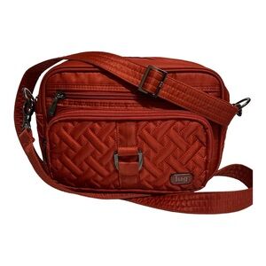 Lug Carousel Quilted Crossbody Bag EUC